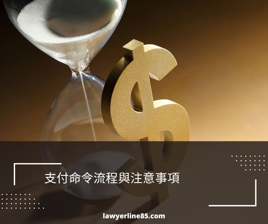 支付命令流程與注意事項